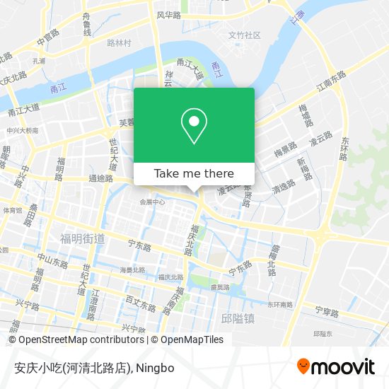 安庆小吃(河清北路店) map