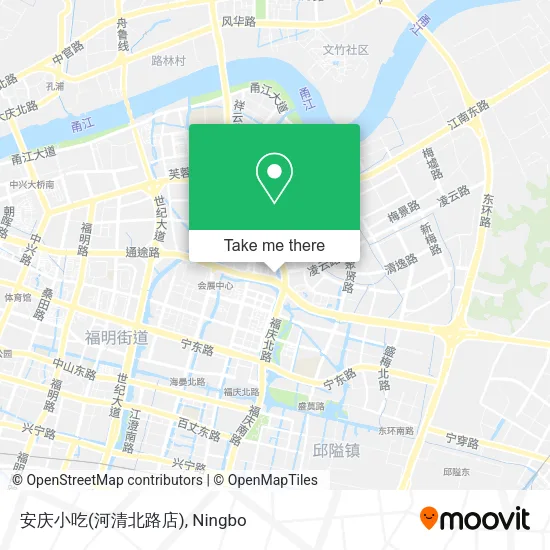 安庆小吃(河清北路店) map