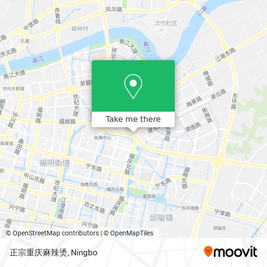 正宗重庆麻辣烫 map