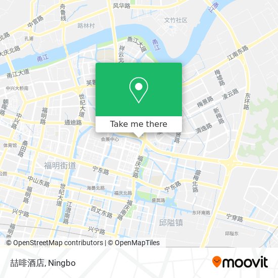 喆啡酒店 map
