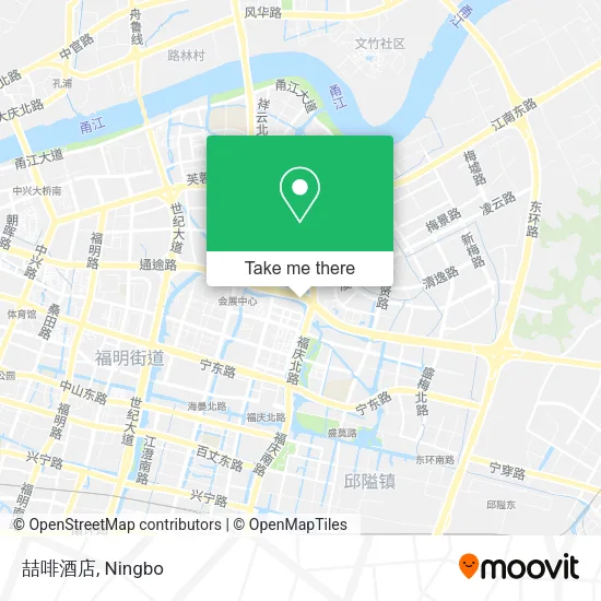 喆啡酒店 map