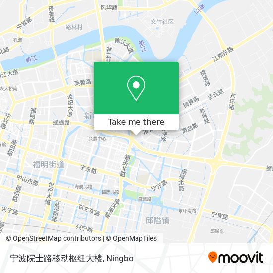 宁波院士路移动枢纽大楼 map