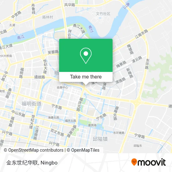 金东世纪华联 map