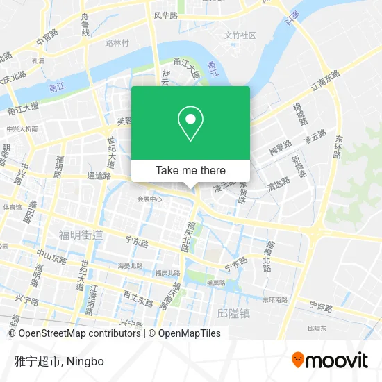 雅宁超市 map