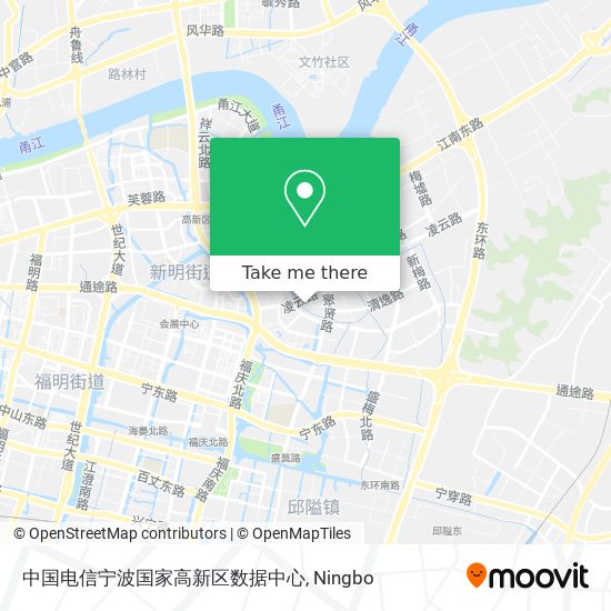中国电信宁波国家高新区数据中心 map
