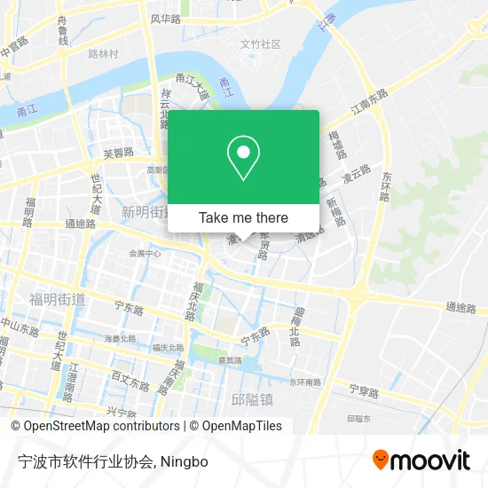 宁波市软件行业协会 map