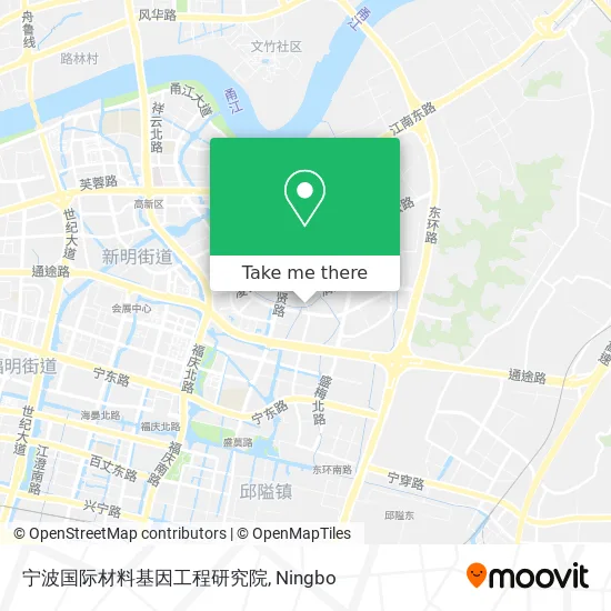 宁波国际材料基因工程研究院 map