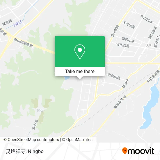 灵峰禅寺 map