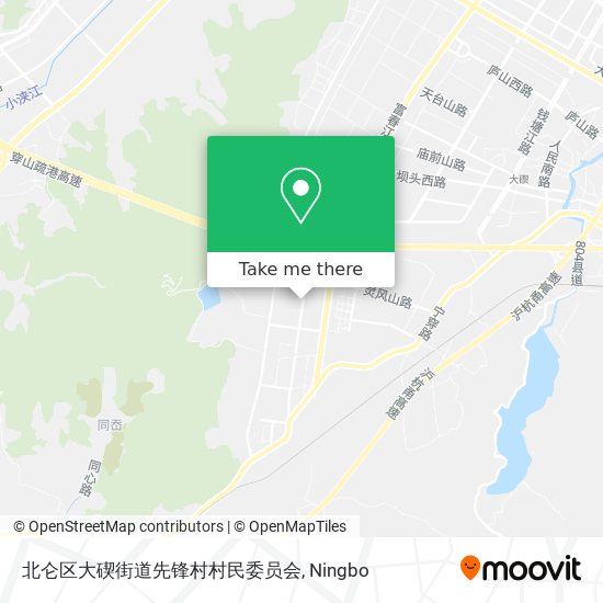 北仑区大碶街道先锋村村民委员会 map