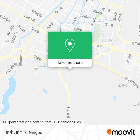 青水加油点 map