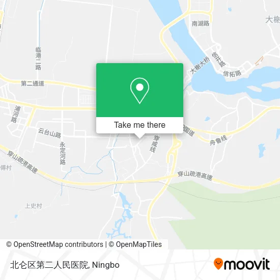 北仑区第二人民医院 map