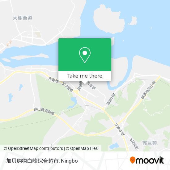 加贝购物白峰综合超市 map