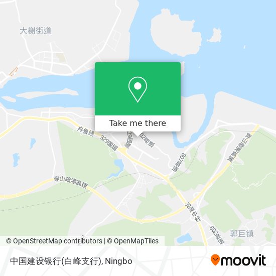 中国建设银行(白峰支行) map