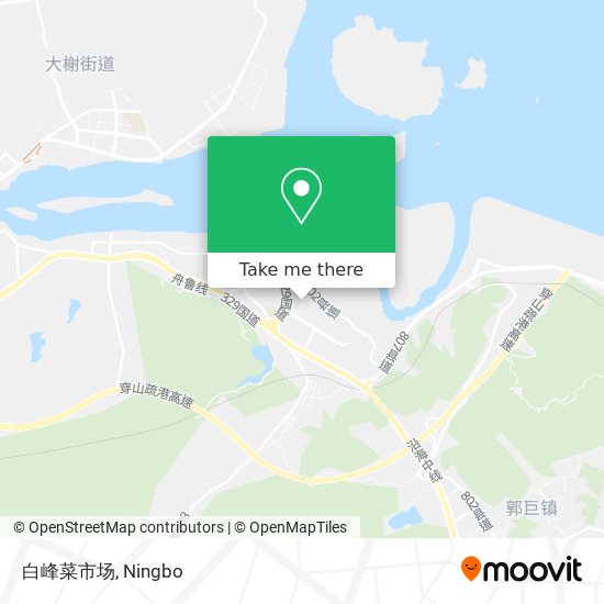 白峰菜市场 map
