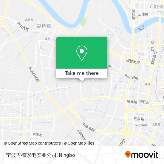 宁波吉德家电实业公司 map