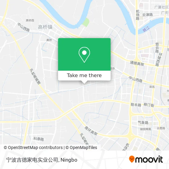 宁波吉德家电实业公司 map