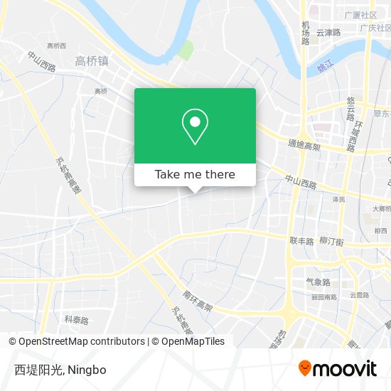 西堤阳光 map