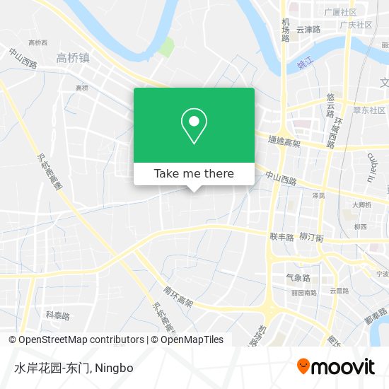 水岸花园-东门 map