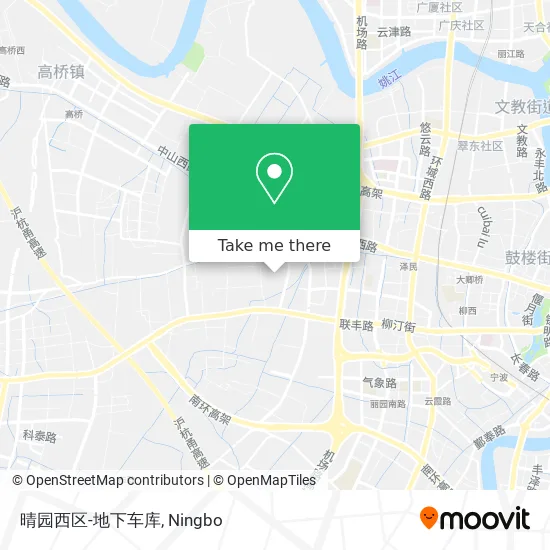 晴园西区-地下车库 map