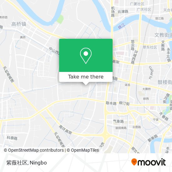 紫薇社区 map