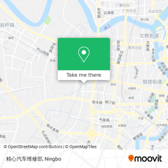 精心汽车维修部 map