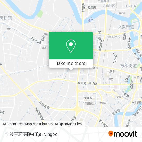 宁波三环医院-门诊 map