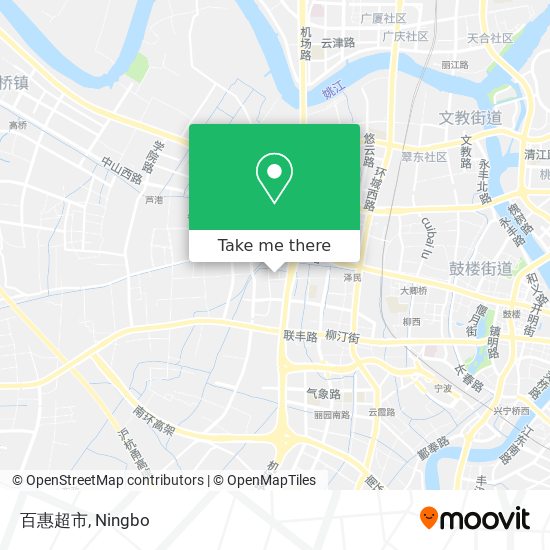 百惠超市 map