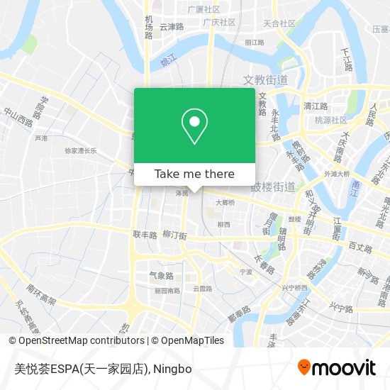 美悦荟ESPA(天一家园店) map