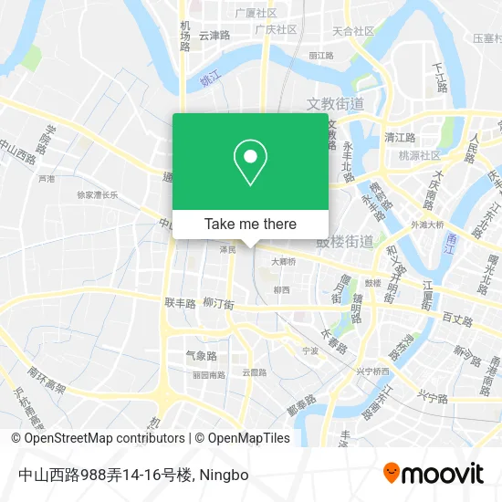 中山西路988弄14-16号楼 map