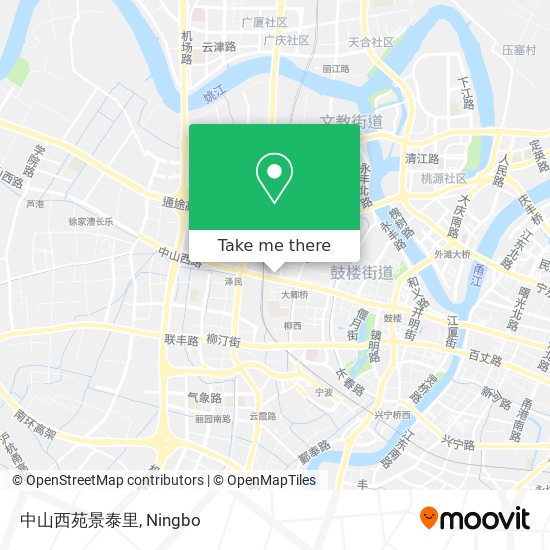 中山西苑景泰里 map
