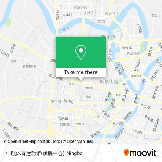 羽航体育运动馆(旗舰中心) map