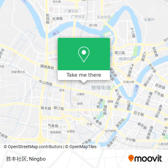 胜丰社区 map