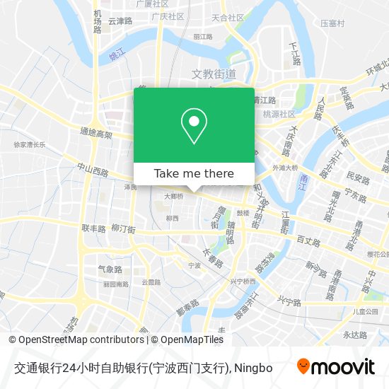交通银行24小时自助银行(宁波西门支行) map