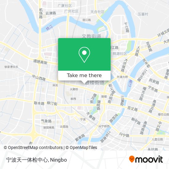 宁波天一体检中心 map