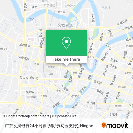 广东发展银行24小时自助银行(马园支行) map
