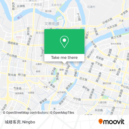 城楼客房 map