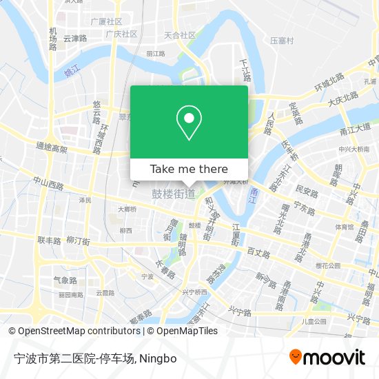 宁波市第二医院-停车场 map