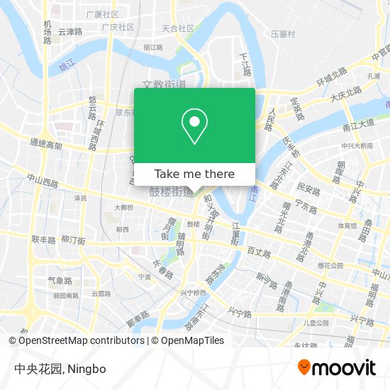 中央花园 map