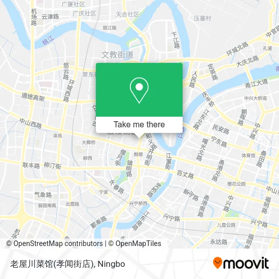 老屋川菜馆(孝闻街店) map