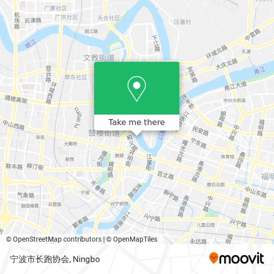 宁波市长跑协会 map