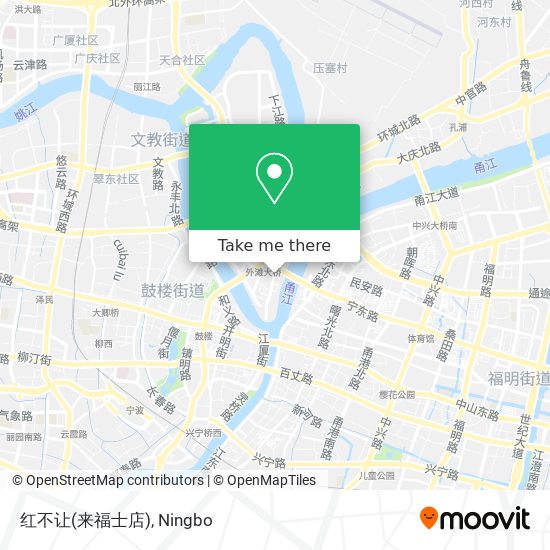 红不让(来福士店) map
