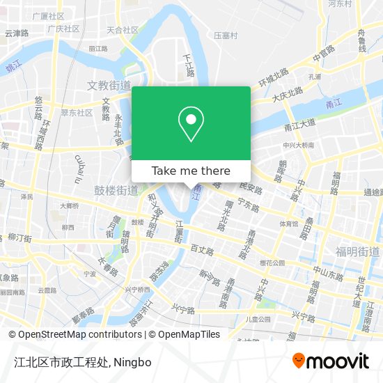 江北区市政工程处 map