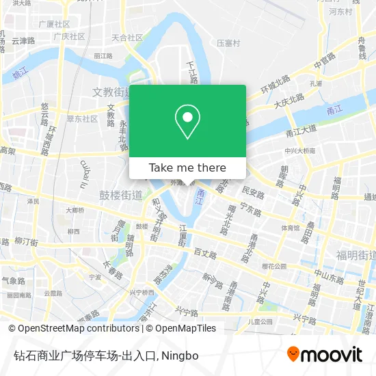 钻石商业广场停车场-出入口 map