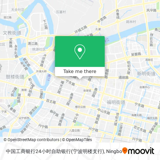 中国工商银行24小时自助银行(宁波明楼支行) map