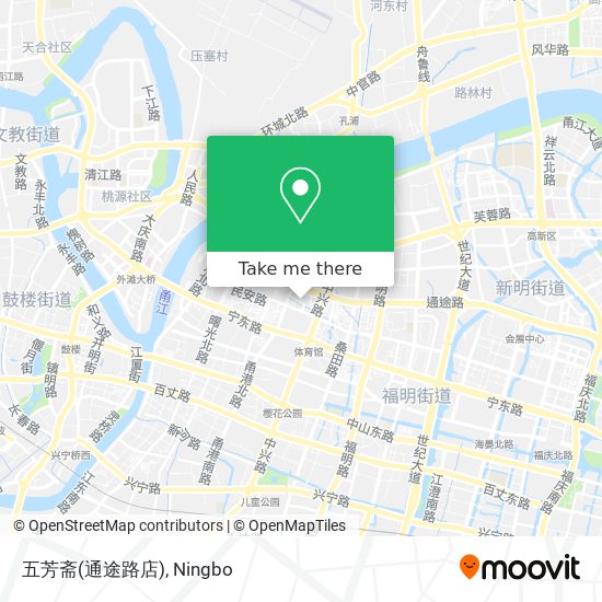 五芳斋(通途路店) map