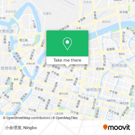 小余理发 map