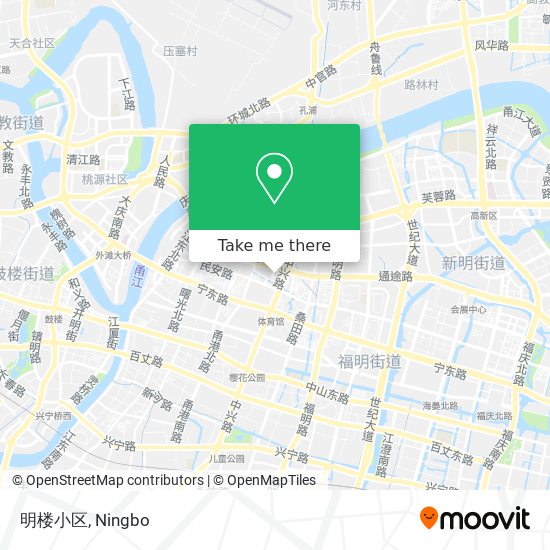 明楼小区 map