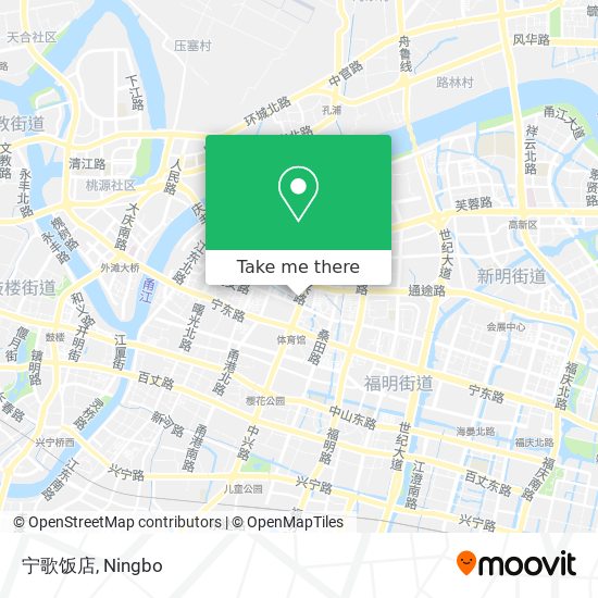 宁歌饭店 map