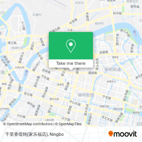 千里香馄饨(家乐福店) map