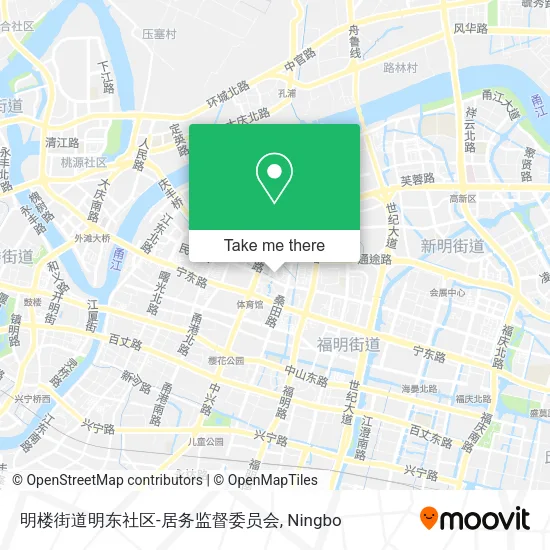 明楼街道明东社区-居务监督委员会 map